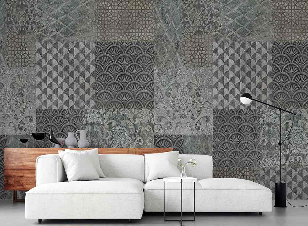 3D Living Room Wallpaper in Dubai