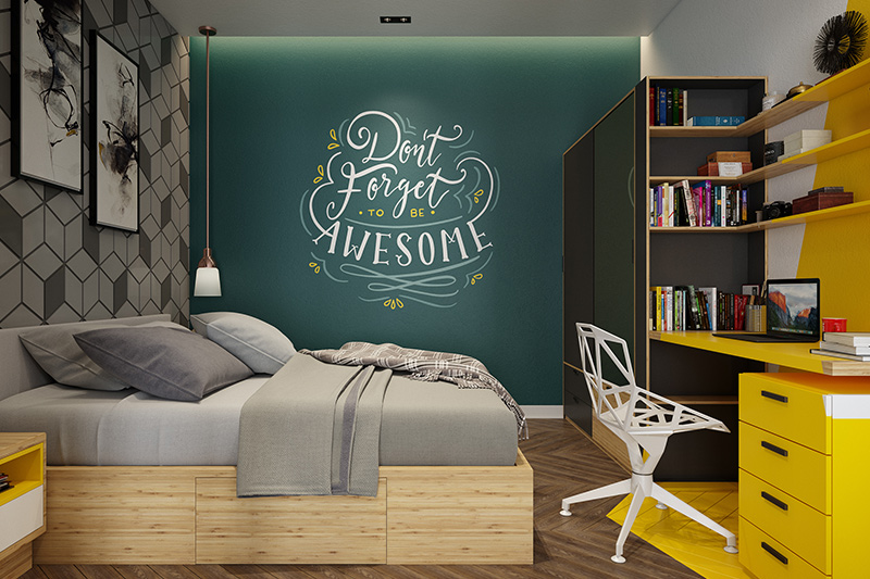 bedroom wallpaper UAE