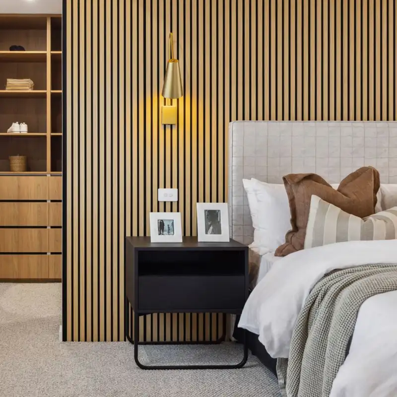 Vertical wood wall panel for Bedroom – Al Barsha Dubai