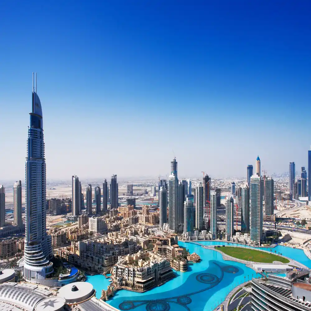 Dubai locations view